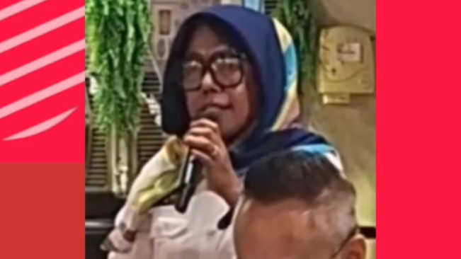 Seorang ibu yang ngaku pendukung Jokowi. [Instagram]
